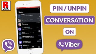 How to Pin  Unpin any Conversation on Viber [upl. by Crofoot]