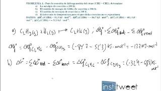 Ejercicio resuelto termoquímica entalpía entropía y energóa libre de Gibbs [upl. by Zebulen614]