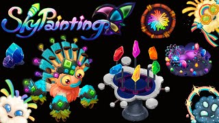 SkyPainting 2024  All Costumes  Decorations 4k [upl. by Noiram]