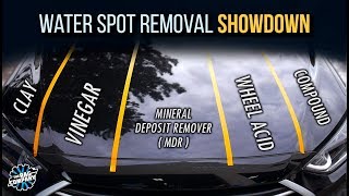 WATER SPOT REMOVAL What Works Best  Product Comparison [upl. by Ailimac]