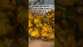 Healthy chicken sesame in 10 minutes  chicken sesame recipe  healthy chicken tawa fry [upl. by Reba]