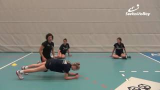 Swiss Volley Athletik  Core  Full Plank variations  2016 [upl. by Petrina]