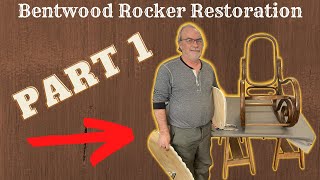 Bentwood Rocker Restoration PART 1 [upl. by Hameerak]