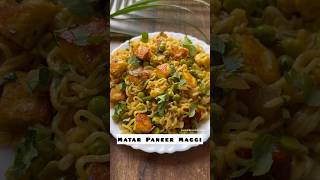 Day 13 of Maggi recipes  Matar Paneer Maggi shortsfeed youtubeshorts [upl. by Garber445]