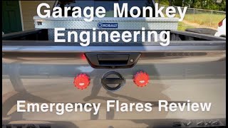 Garage Monkey Engineering Emergency Road Flares Full Review [upl. by Naened]