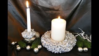 DIY Kranz basteln – Weihnachtsdeko – christmas decoration – Weihnachtsschmuck basteln – einfach [upl. by Annael994]