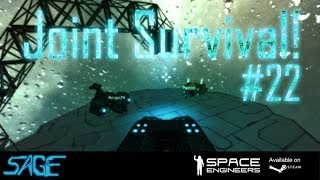 Space Engineers Joint Survival 22 Finished Fighters [upl. by Bala883]