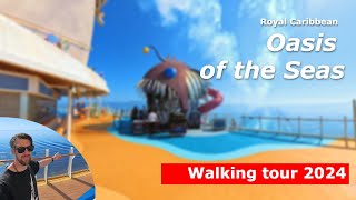 Oasis of the Seas Walkthrough  Royal Caribbean 2024 [upl. by Quintilla]