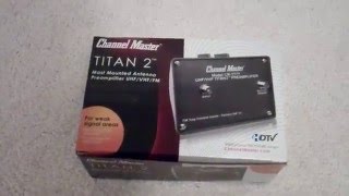 Unboxing Channel Masters High Gain Preamplifier [upl. by Ful]