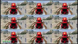 Epic Escape Lightning Mcqueen 🆚 All Big Monster Mutant Cars Eater  Coffin Dance Song COVER [upl. by Ilrebma455]