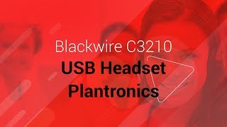 Blackwire C3210 USB Headset Plantronics  na LojaMundicombr [upl. by Assenov655]