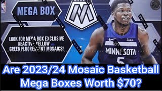 202324 Mosaic Basketball Mega Box Break [upl. by Janyte263]