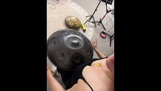 Handpan Princess Practicing Handpan handpan handpanmeditation handpanmusic [upl. by Nimzay]