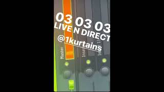 glaive amp kurtains  Live amp Direct First Snippet [upl. by Nereil]