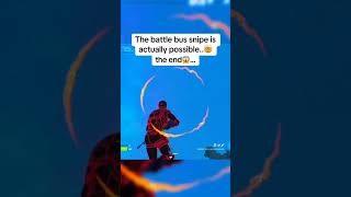 The battle bus snipe is actually possible🤯wait till the end💀 fortniterankedandhowitworks fort [upl. by Yahs]