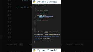 Change Streamlit Web App Name amp Icon  Python Tutorial [upl. by Kurys]