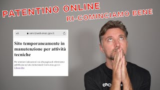 PATENTINO ONLINE  RICOMINCIAMO BENE 🙄😩 [upl. by Christoph314]