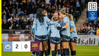 HIGHLIGHTS  Manchester City vs FC Barcelona  UEFA Womens Champions League 202425 Español [upl. by Atkins845]