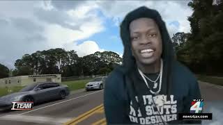 Jacksonville rapper Julio Foolio Bodycam Video of Stop and Arrest [upl. by Lanna]