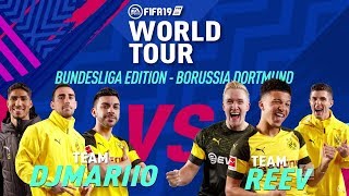 FIFA 19  NO RULES  Alcácer Hakimi amp DjMaRiiO vs Sancho Pulisic amp REEV [upl. by Neitsirhc375]