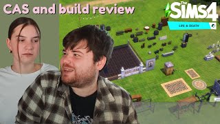 Life and Death CAS and build mode Review  The Sims 4 [upl. by Shevlo]