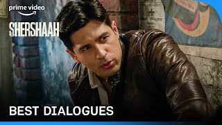 Shershaah  Most Iconic Dialogues Of Capt Vikram Batra  Sidharth Malhotra  Prime Video India [upl. by Thia]