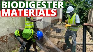 Biodigester Materials You Will Need For Construction [upl. by Chard]