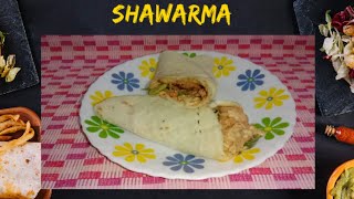 How to make hotel style shawarma Shawarma recipe in tamil [upl. by Damek145]