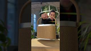 Enceinte nomade  Bluetooth Airplay Chromecast  BANG AND OLUFSEN Beosound A5  Retrofuturfr [upl. by Dorcy]