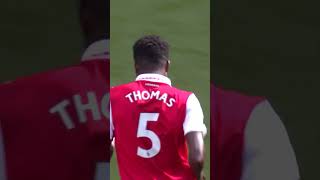 PARTEY SCORES FROM 25 YARDS IN THE NORTH LONDON DERBY [upl. by Etteiram]