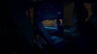 Stunning Car Interior Transformation with Starlights starlight [upl. by Ihskaneem]