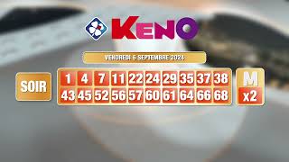 Tirage du soir Keno® du 06 septembre 2024  Résultat officiel  FDJ [upl. by Lesde]