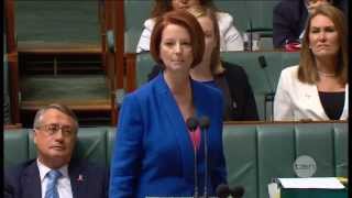 Julia Gillards misogyny speech [upl. by Offen248]