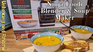 Ninja Foodi Blender and Soup Maker Review HB150UK  Carrot Sweet Potato Soup Recipe [upl. by Elidad]