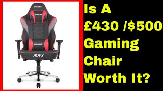 Best Gaming Chair AKRacing Masters Series Max Gaming Chair AKMAXBKUK [upl. by Slifka575]