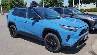 2023 Toyota RAV4 Hybrid XSE AWD in Cavalry Blue [upl. by Gussi]