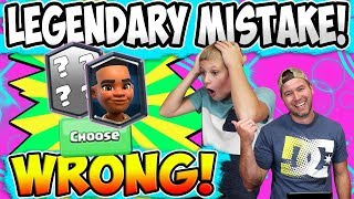 MY SON Makes a LEGENDARY MISTAKE in CLASH ROYALE [upl. by Gabriel76]