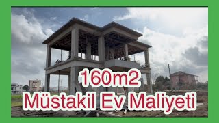 160 m2 kaba inşaat maliyeti [upl. by Arand]