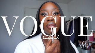 If I Was In a Vogue Beauty Secrets Video  minimal soft glam makeup in under 10 minutes [upl. by Eelana]