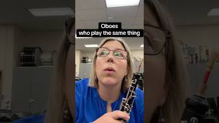 Oboes  always forgotten about band banddirector oboe flute clarinet doublereed bandteacher [upl. by Clellan]