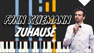 Zuhause  Fynn Kliemann Piano Tutorial [upl. by Sheilah513]