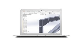 Structural Steel Design with SOLIDWORKS  SolidSteel parametric 3D CAD Steelwork Teaser 1 [upl. by Mountford]
