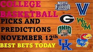 College Basketball Picks and Predictions November 12 Best Bets Today [upl. by Ssor]