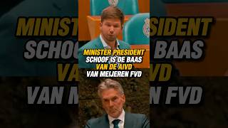 MINISTER PRESIDENT SCHOOF IS DE BAAS VAN DE AIVD VAN MEIJEREN FVD vanmeijeren fvd [upl. by Notxarb]