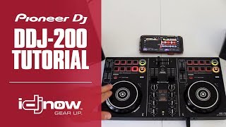 Pioneer DJ DDJ200 Smart rekordbox DJ Controller  Tutorial tips demo and review [upl. by Strong]