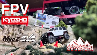 Mini crawl course Kyosho MiniZ 4x4 Jeep [upl. by Schurman]