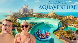 Atlantis Aquaventure Dubai Vlog 2024  Worlds LARGEST Waterpark [upl. by Gittle]