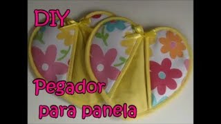 Pegador para panela de tecido DIY [upl. by Magdalena208]