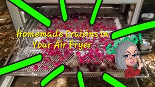 Dehydrate LowSugar Cranberries in Your Air Fryer [upl. by Kenlee]