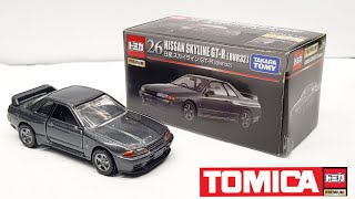 Check THIS Out JDM Fans  Nissan Skyline GTR BNR32 Tomica Premium Review [upl. by Naitsabes]